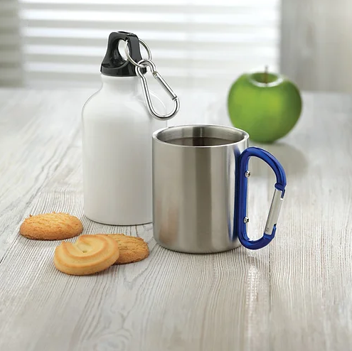 Tumbo Metal Mug with carabiner